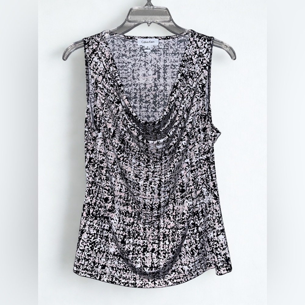 Calvin Klein Sleeveless Draped Cowl
Neck Blouse